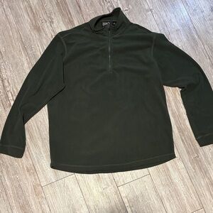 Dri-Duck Men's Dark Green Quarter-Zip Pullover